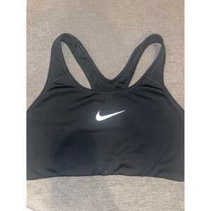 Nike Dri-FIT Sports Bra Black Medium Racerback Activewear